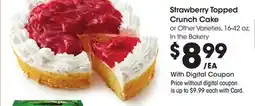 Ralphs Strawberry Topped Crunch Cake offer
