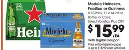 Ralphs Modelo, Heineken, Pacifico or Guinness offer