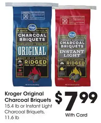 Ralphs Kroger Original Charcoal Briquets offer