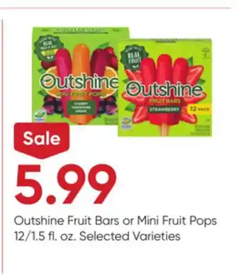 Stater Bros Outshine Fruit Bars or Mini Fruit Pops offer