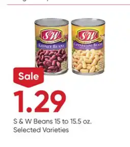 Stater Bros S&W Beans offer