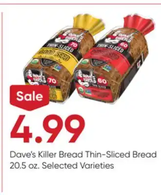 Stater Bros Dave's Killer Bread Thin-Sliced Bread offer