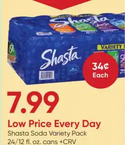 Stater Bros Shasta Soda offer