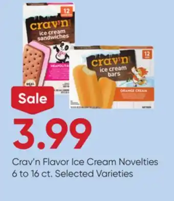 Stater Bros Crav'n Flavor Ice Cream Novelties offer