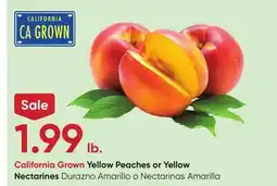 Stater Bros Yellow Peaches or Yellow Nectarines offer
