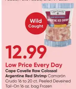 Stater Bros Cape Covelle Raw Colossal Argentine Red Shrimp offer