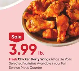 Stater Bros Fresh Chicken Party Wings offer