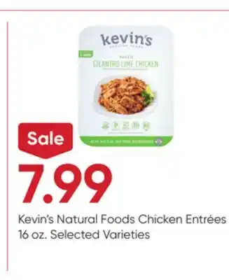 Stater Bros Kevin's Natural Foods Chicken Entrées offer