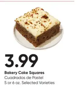 Stater Bros Cake Squares offer