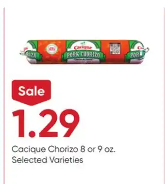 Stater Bros Cacique Chorizo offer