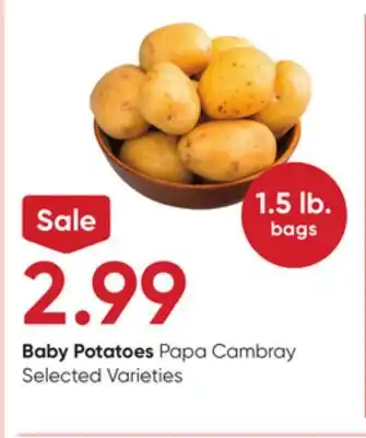 Stater Bros Baby Potatoes offer