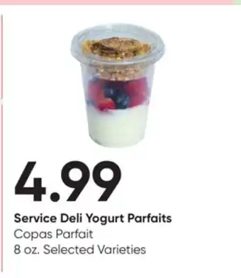 Stater Bros Service Deli Yogurt Parfaits offer