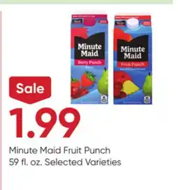 Stater Bros Minute Maid Fruit Punch offer