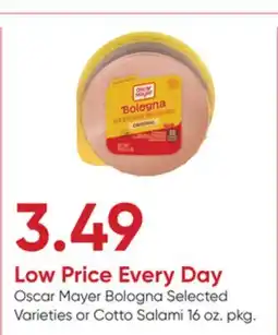 Stater Bros Oscar Mayer Bologna offer