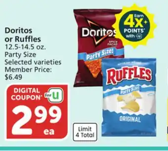 Vons Doritos or Ruffles offer