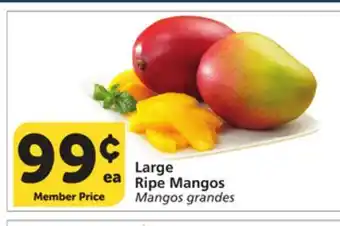 Vons Large Ripe Mangos offer