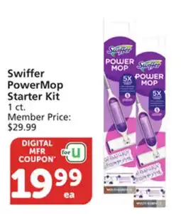 Vons Swiffer PowerMop Starter Kit offer