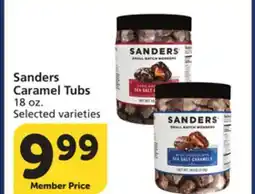 Vons Sanders Caramel Tubs offer