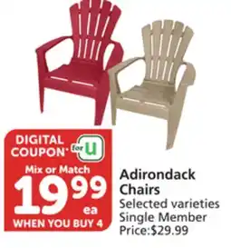 Vons Adirondack Chairs offer