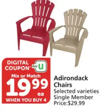 Vons Adirondack Chairs offer