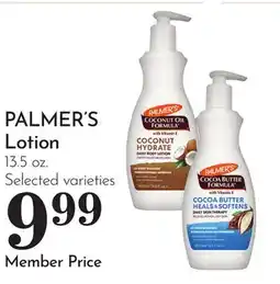 Pavilions PALMER'S Lotion offer