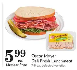 Pavilions Oscar Mayer Deli Fresh Lunchmeat offer