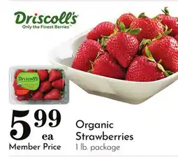 Pavilions Driscoll's Organic Strawberries offer