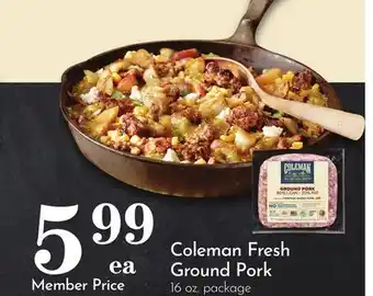 Pavilions Coleman Fresh Ground Pork offer