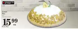 Pavilions Cream Pies offer