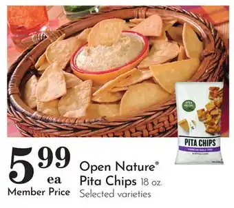 Pavilions Open Nature Pita Chips offer
