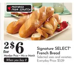 Pavilions Signature SELECT French Bread offer