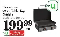 Pavilions Blackstone 22 in. Table Top Griddle offer