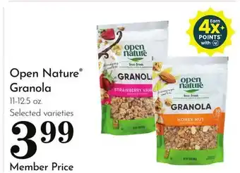 Pavilions Open Nature Granola offer