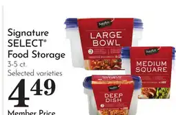 Pavilions Signature SELECT Food Storage offer