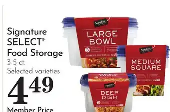 Pavilions Signature SELECT Food Storage offer