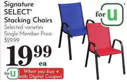 Pavilions Signature SELECT Stacking Chairs offer