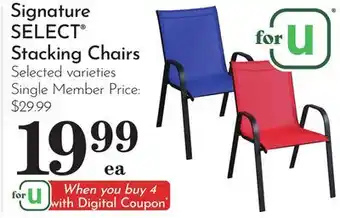 Pavilions Signature SELECT Stacking Chairs offer