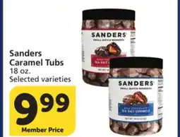 Albertsons Sanders Caramel Tubs offer