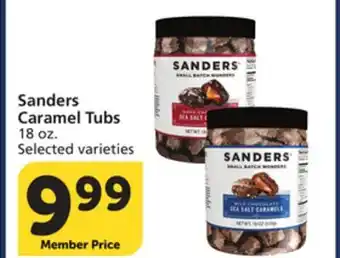 Albertsons Sanders Caramel Tubs offer