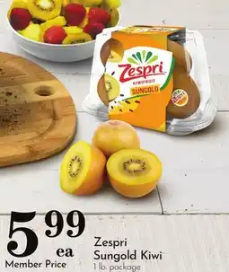 Pavilions Zespri Sungold Kiwi offer