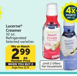 Albertsons Lucerne Creamer offer