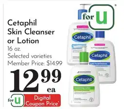 Pavilions Cetaphil Skin Cleanser or Lotion offer