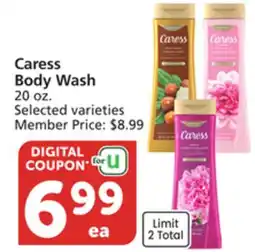 Albertsons Caress Body Wash offer