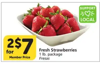 Albertsons Fresh Strawberries offer