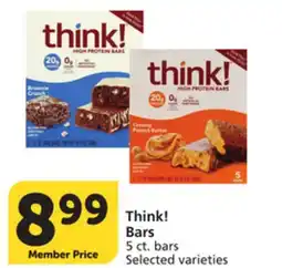 Albertsons Think! Bars offer