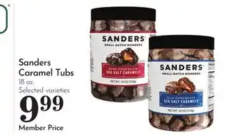 Pavilions Sanders Caramel Tubs offer