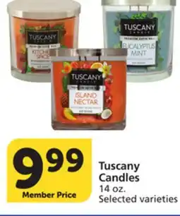 Albertsons Tuscany Candles offer