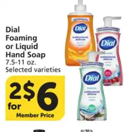 Albertsons Dial Foaming or Liquid Hand Soap offer