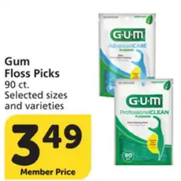 Albertsons Gum Floss Picks offer