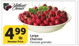 Albertsons Large Cherries offer